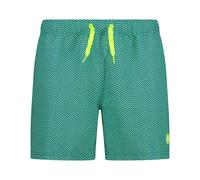Geometric pattern swim shorts CMP Vert 4XL