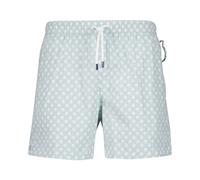 Geometric Pattern Swim Shorts Green - male - Fedeli - Beachwear - Green - 3XL - Swimwear 3XL