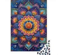 Geometric Patterns 1000 Piece Jigsaw Puzzle for Adults-Puzzles Teenagers Paper Puzzles- Relax Puzzles Games-Brain Teaser Puzzle 1000pcs (38x26cm)