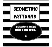 Geometric Patterns A: a sharable coloring book for all ages (Geometric Patterns coloring books)