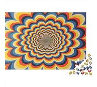 Geometric Patterns Jigsaw Puzzles For Adults 1000 Piece Jigsaws Puzzles Puzzles For Adults Kids Puzzle Games Toys Gift for Home Decoration Premium & Durable for Stress Relief 1000pcs (75x50cm)