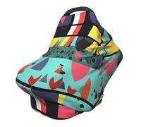 Geometric patterns Versatile full-print Stroller Chair Cover/Nursing Cover, specially designed for your baby