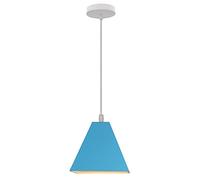 Geometric Pendant Light - Single Kitchen Island Lighting Fixture, Modern Mini Hanging Lamp with E27 Drop Ceiling Lights, Interior Suspension Lamps for Bedroom, Dining Room