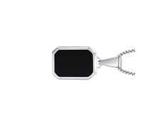 Geometric Pendant Necklace Stainless Steel Natural Jewelry Necklace Suitable for Various Occasions Modern Geometric Men's Jewelry, One size, As described, As described