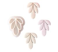 Geometric Petal Clay Earrings Clay Modeling and Die Cutting Suitable for Earring Making Tools Die Tools