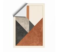 Geometric Planes Minimalist Unframed Wall Art Print A2 (59.4×42cm), Wall Decor for Living Room, Bedroom, Office & Home, Art Gift