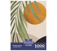 Geometric Plants Jigsaw Puzzles Puzzle for Adults Kids. 1000 Piece Impossible Challenge Toy Educational Games Home Decoration for Adults& Kids Age 14 Years Up 38x26cm/1000pcs