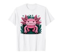 Geometric Polygonal Axolotl Low Poly Art Modern Owner T-Shirt