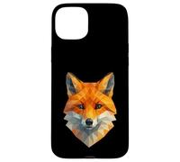 Geometric Polygonal Fox Low Poly Animal Wildlife Case for iPhone 15 Plus