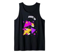 Geometric Power Pop Abstract Form Play Color Balance Tank Top