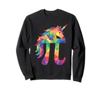 Geometric Rainbow Unicorn Pi Math Teacher 3.14 Pi Day Sweatshirt