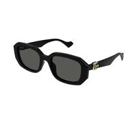 Geometric Rectangular Sunglasses - female - Gucci - Sunglasses - Black - 54 MM - Accessories 54 MM