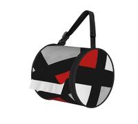 Geometric Red Gray Black White, Cylinder Tissue Holder, Tissue Box Cover Hanging Tissue Box Holder Car Tissue Dispenser