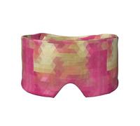 Geometric Rhombus Modern Abstract Art, Full Eye Covers Light Blocking Eye Mask Sleep Eye and Ear Muffs