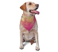 Geometric Rhombus Modern Abstract ArtDog Bandanas Cat Puppy Scarfs Washable Pet Handkerchief