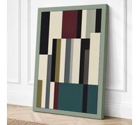 Geometric Rhythm Minimalist Canvas Wall Art Print 36x24 Inch (91 x 61 cm)
