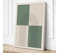 Geometric Rhythm Minimalist Canvas Wall Art Print 36x24 Inch (91 x 61 cm)