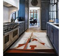 Geometric Rugs 160x230cm Machine Washable Thin Foldable Carpet for Kitchen Abstract Pattern Rugs Non Slip Backing Stain Resistant Low Pile Large Floor Mat Modernist Art Home Office Entryway Rug