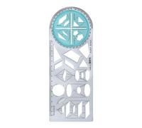 Geometric Ruler | Creative Learning Aids for Mathematics, Geometric Drawing Ruler, Multifunctional Ruler, Drawing Rulers and Templates, Flexible Geometric Ruler, Drawing Template for Drawing, junior
