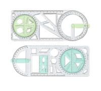 Geometric Ruler Measuring Tool Geometric Template Transparent