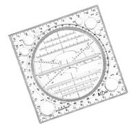 Geometric Ruler Rotatable Drawing Template Tool Draft Circular Template Rotatable Mathematics Measuring Tool Geometric Draft Gift