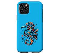 Geometric Seahorse: Marvel of Ocean Art Case for iPhone 11 Pro