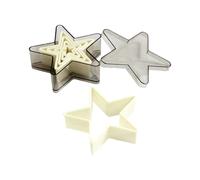 Geometric Shape Dough Pastries Cutter Cookie Molds Set for Biscuit and Sugar Craft Designs Baking Accessories Friendly Dough Cutter Set for Family Baking Activity with Easy Storage