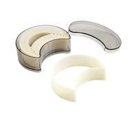 Geometric Shape Dough Pastries Cutter Cookie Molds Set for Biscuit and Sugar Craft Designs Baking Accessories Friendly Dough Cutter Set for Family Baking Activity with Easy Storage