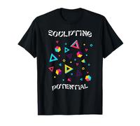 Geometric Shapes Abstract Mind Creative Energy Expression T-Shirt