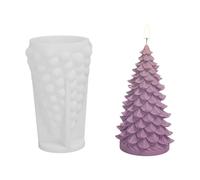 Geometric Shapes Silicone Mold Wax Christmas Tree Jewelry Holder Aromas Soap Molds Temperature Resistant Tools