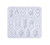 Geometric Silicone Mold Hollowed Out Earrings Moulds Jewelry Making Molds Silicone Moulds for Earring Mold for Creative Artists