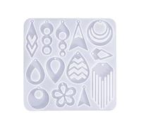 Geometric Silicone Mold Hollowed Out Earrings Moulds Jewelry Making Molds Silicone Moulds for Earring Mold for Creative Artists