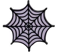 Geometric Spider Web Geometry 1.2" Enamel Pin Badge