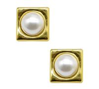 Geometric Square Pearls Earrings For Women Combining Vintage Charm And Modern Styles Suitable For Every Outfits Pearls Drop Earrings