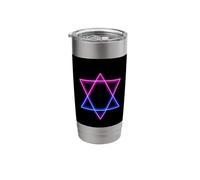 Geometric Star Triangle Abstract Symmetry Simple Design Art Stainless Steel Insulated Tumbler