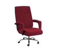 Geometric Stretch Chair Covers Washable For Dining Room, Kitchen, Hotel Wedding Ceremony Durable Polyester Spandex Slipcovers(Red,L)