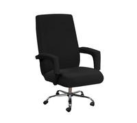 Geometric Stretch Chair Covers Washable For Dining Room, Kitchen, Hotel Wedding Ceremony Durable Polyester Spandex Slipcovers(Black,M)