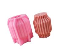 Geometric Striped Silicone Candle Molds for Epoxy Resin Candle Soap Making
