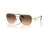 Geometric Sunglasses with Triangular Logo Plate - female - Prada - Sunglasses - Yellow - 59 MM - Accessories 59 MM