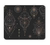 Geometric Symbols Dream Mouse Mat Pad Computer PC Laptop Gaming Office Home Desk Accessory Gadget 2510