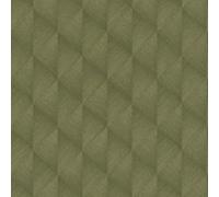 Rasch Tropical House Collection 687941 Non-Woven Wallpaper with Geometric Motif in 3D Look in Green Gold