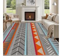 Geometric Triangle Area Rug 60x90 cmMinimalist NonSlip Washable Carpet for Bedroom & Living RoomSoft Decorative Patterned Rugs for Home Decor