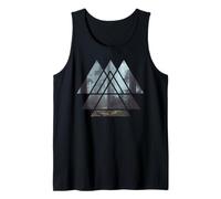 Geometric Triangles Forest And Woods Tank Top