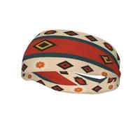 Geometric Trib Unisex Head band - Dry Head Tie - Sports Sweatband - Ideal for Running, Football, Tennis