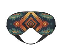 Geometric Tribes Print Lightweight Sleep Mask Breathable Light-Blocking Travel Yoga Outdoor Adventures