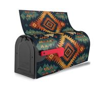 Geometric Tribes Print Spring mailbox cover Magnetic Mailbox Cover Waterproof Unique for Home Garden Decor