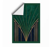 Geometric Vanishing Point Art Deco Unframed Wall Art Print A1 (84.1×59.4cm), Wall Decor for Living Room, Bedroom, Office & Home, Art Gift