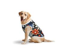 Geometric Vector Pet Clothing for Dogs - Soft Cotton Dog Vest for Medium & Large Dogs for Daily Wear & Outdoor Activitiesï¼Œ
