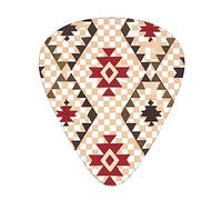 Geometric Vectorguitar Plectrum 12 Piece Set, 3 Thicknesses With Case For Bass Guitar, &Electric Guitar And More.