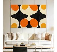 Geometric Vintage Medieval Industrial Style Art Canvas View Modern Print Paintings Framed Home Decor Paintings to Hang on Walls for Home Living Room Bathroom 40 x 30 inches
